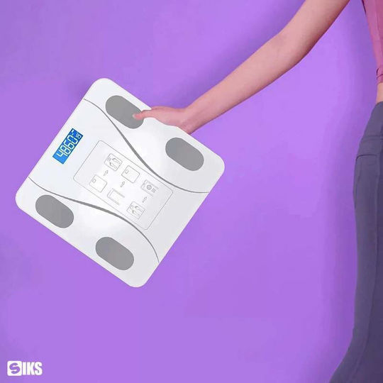 Smart Ζυγαριά 180kg με Bluetooth Γκρι