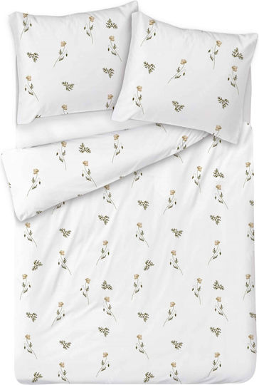 Matex Set Husă de Pilotă Bumbac Single cu Față de Pernă 160x200 Multicolor