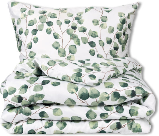 Matex Duvet Cover Set Cotton Single with Pillowcase 160x200 Multicolored