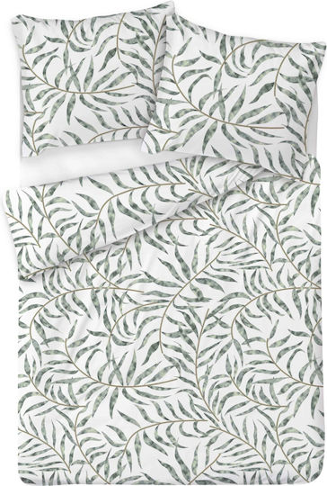 Matex Duvet Cover Set Cotton Single with Pillowcase 160x200 Multicolored