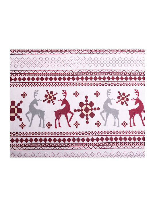 Matex Duvet Cover Set Cotton Queen with 2 Pillowcases 220x200 Red
