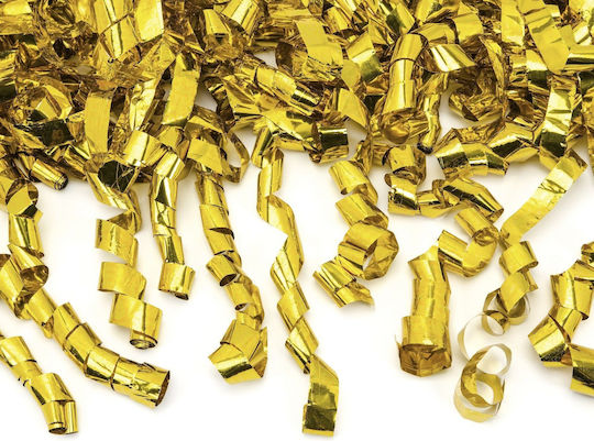Tun 40cm cu Auriu Metallizat Confetti 1buc