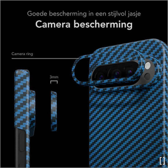 Nekit Задна корица Aramid Fiber 1мм Син (Google Pixel 9 / 9 Pro)