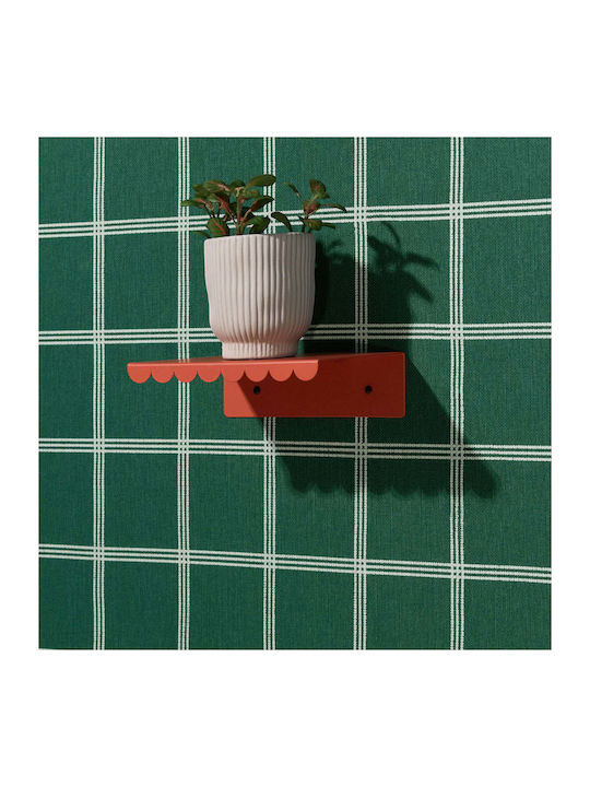 Ράφι Τοίχου Burnt Red 20x16x6εκ.
