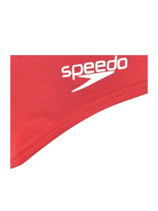 Speedo Căciulă de înot Copii din poliester Roșu