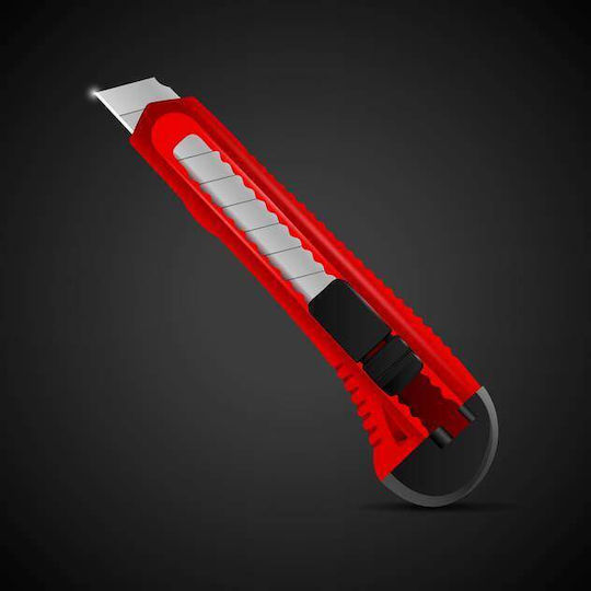 Knife Standard Retractable Cutter Plastic Handle
