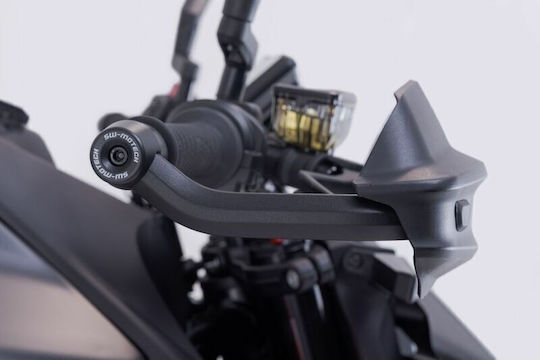SW-Motech Motorcycle Protective Hand Guards in Black Colour