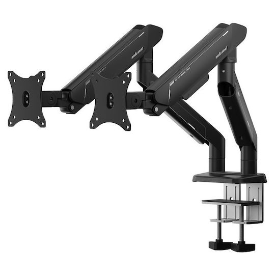 Anda Seat Βάση Γραφείου για 2 Οθόνες έως 42" με Βραχίονα (AD-W-A9-2S-BB)