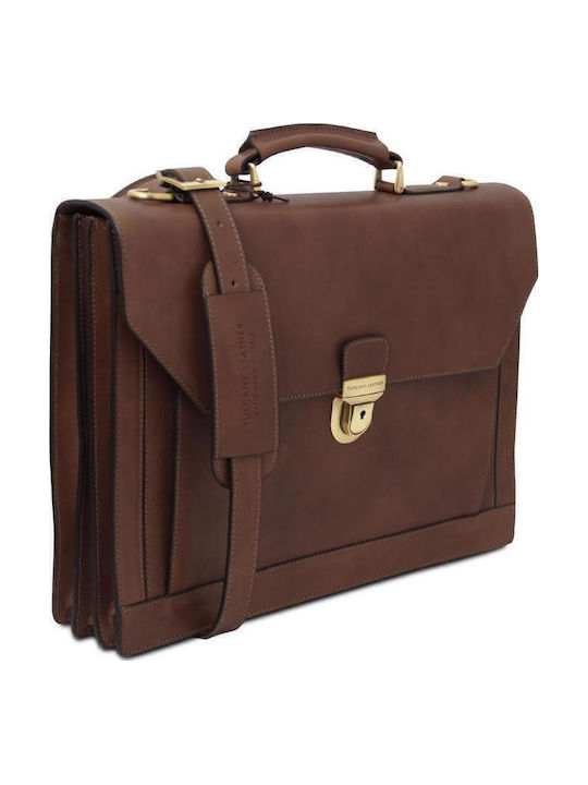 Leather Men's Briefcase Cremona