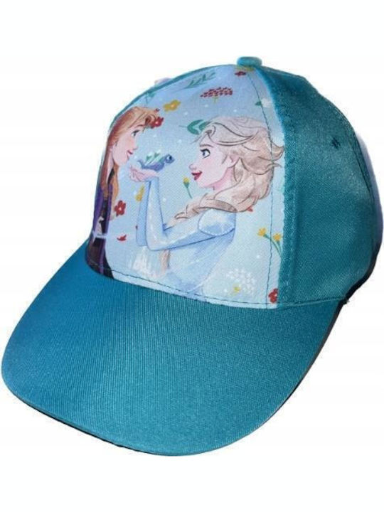 Childrenland Kids' Hat Jockey Fabric Turquoise