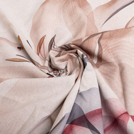 Matex Set Duvet Cover 220x200cm Super King with 2 Multicolour Pillowcases