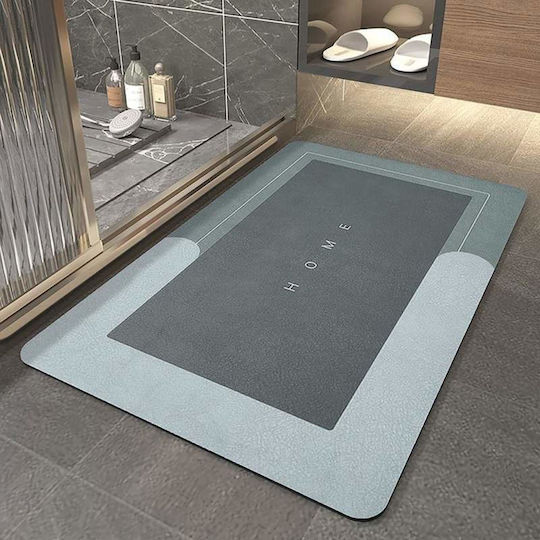 Rutschfest Badematte Rechteckig Gray 80x50cm