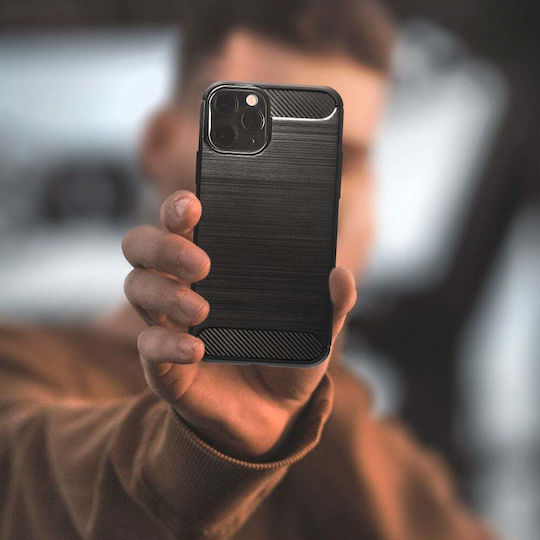 Sonique Carbon Brushed Silicone Case for Xiaomi 14t Pro Black