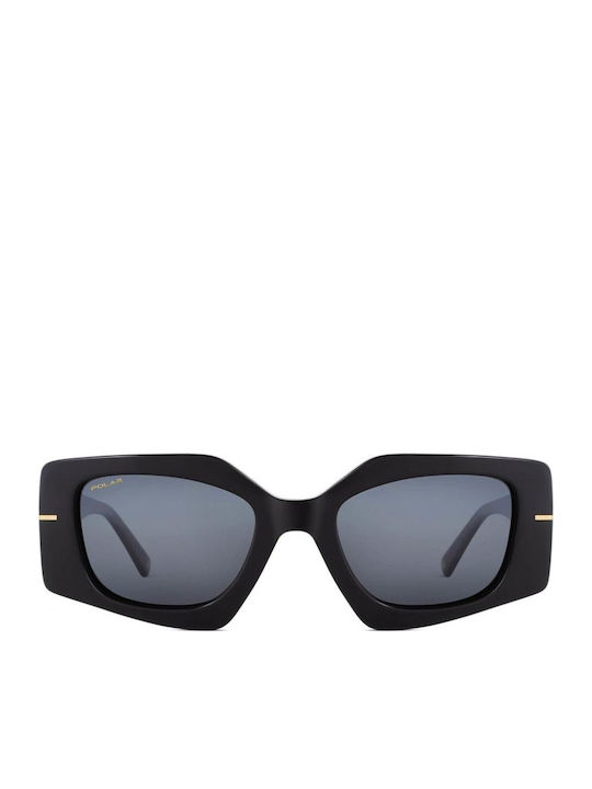 Polar Ochelari De Soare Negri Cu Ramă Din Plastic / Acetat Polar Ochelari De Soare Negri Cu Ramă Din Plastic / Acetat