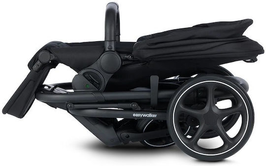 Easywalker Harvey5 Ρυθμιζόμενο Καρότσι 2 σε 1 Kατάλληλο για Nεογέννητο Midnight Black 11kg EHA50001