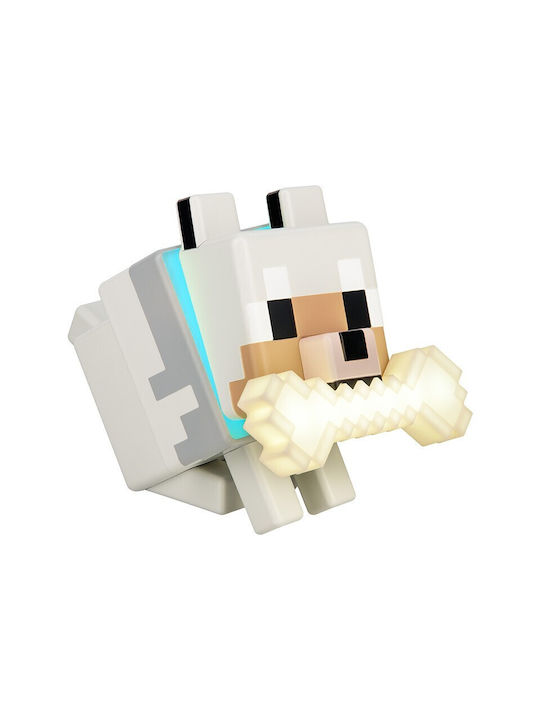 Paladone Παιδικό Διακοσμητικό Φωτιστικό Αφής Minecraft Wolf Πολύχρωμο 16x12cm
