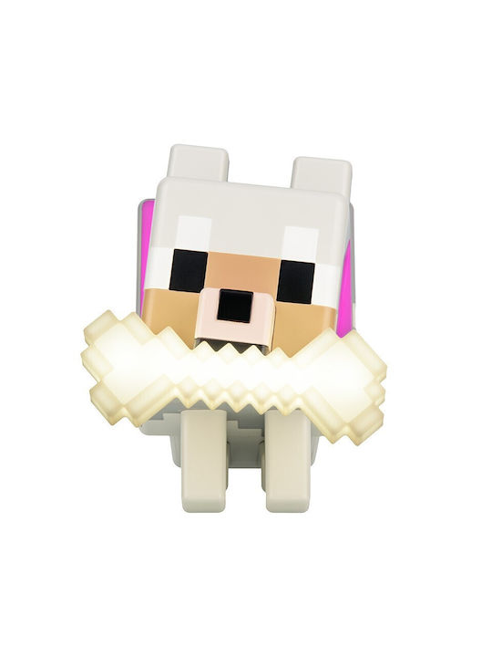 Paladone Παιδικό Διακοσμητικό Φωτιστικό Αφής Minecraft Wolf Πολύχρωμο 16x12cm