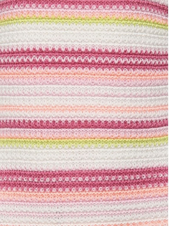Children's Dress Sleeveless Knitted Striped Multicolour