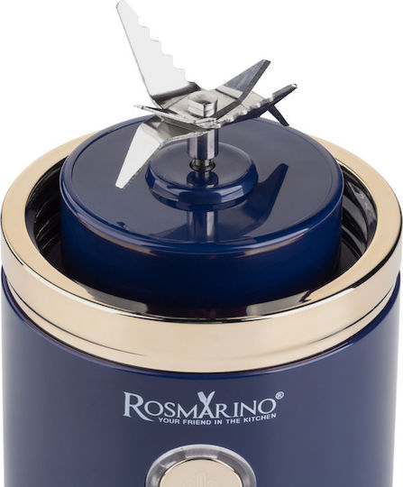 Rosmarino Blender with Plastic Jug 400 ml Blue