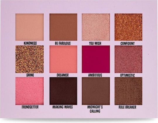 Mad Beauty Princess Παλέτα με Σκιές Ματιών Matte σε Στερεή Μορφή 2.5gr