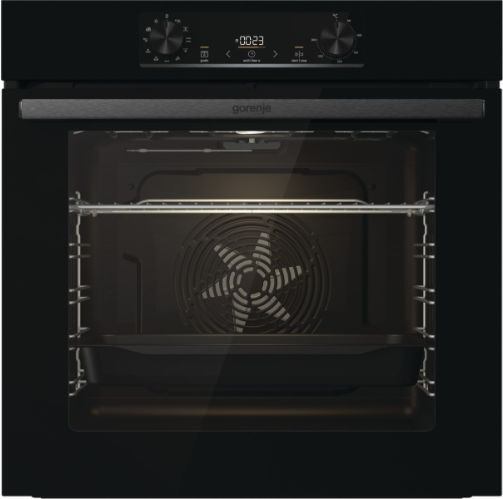 Gorenje Bo6735e02bk Ect641bsc Φούρνος άνω Πάγκου 77lt με Κεραμικές Εστίες Π59.5εκ. Μαύρος