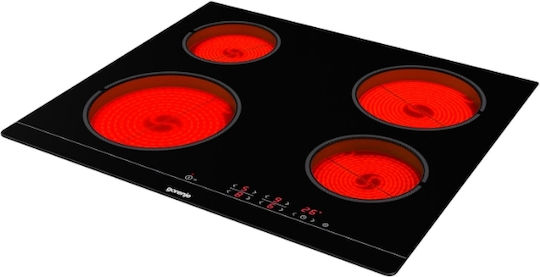 Gorenje Bo6735e02bk Ect641bsc Φούρνος άνω Πάγκου 77lt με Κεραμικές Εστίες Π59.5εκ. Μαύρος