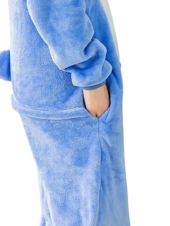 Gerakis Kinder Einteiliger Schlafanzug Winterlich Lila Stitch Spielzeugkerze