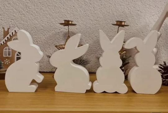 Silikon-Hasenformen, 4-teiliges Set