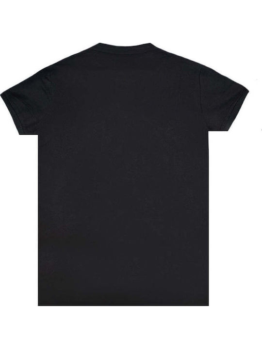 Herrenbluse Kurzarm Schwarz 00124-1-Schwarz