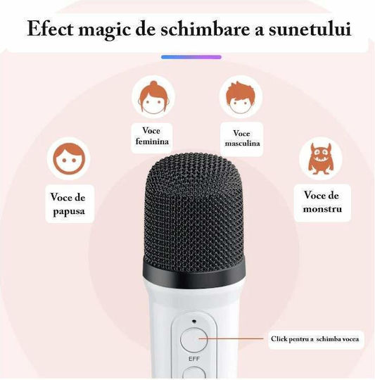 Bluetooth Lustră Decorativă Alb