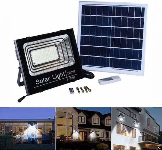 Wasserdichter Solar LED Flutlichter 200W mit Fernbedienung IP67