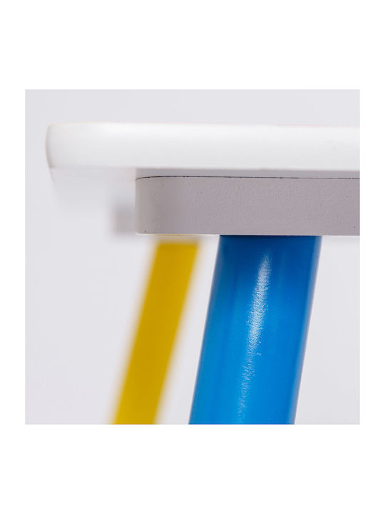 Set Masă cu Scaune pentru Copii pentru Desen din Lemn Multicolor