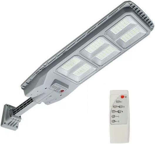 Lampa Lampă Solară Stradală 200W 10000lm Alb Rece 6000K cu Senzor de Mișcare și Telecomandă IP66 31cmx19cmcm