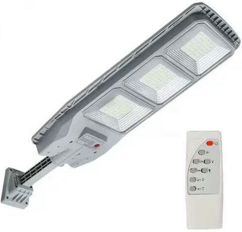 Lampa Lampă Solară Stradală 200W 10000lm Alb Rece 6000K cu Senzor de Mișcare și Telecomandă IP66 31cmx19cmcm