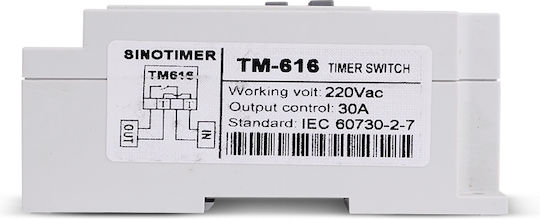 Sinotimer Instrument de Măsură pentru Panou Electric Digital pe Șină Monofazat