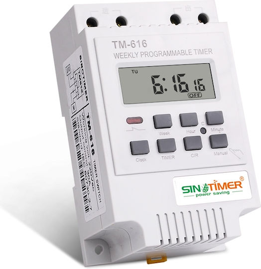 Sinotimer Instrument de Măsură pentru Panou Electric Digital pe Șină Monofazat