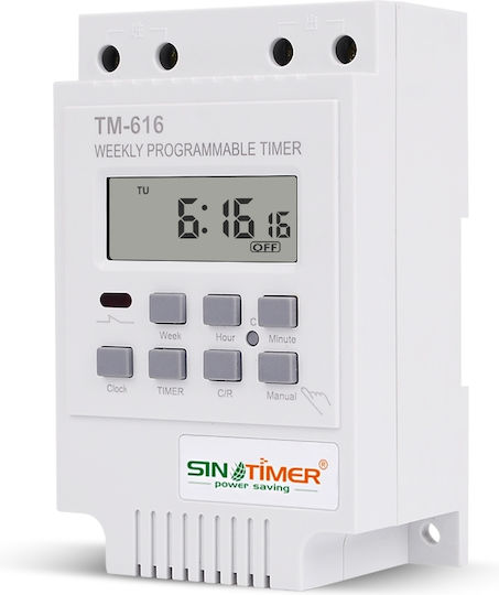 Sinotimer Instrument de Măsură pentru Panou Electric Digital pe Șină Monofazat