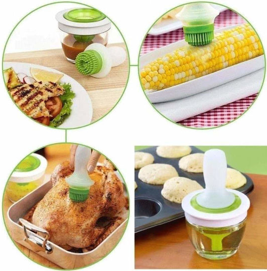 Back- & Konditoreipinsel mit Behälter 1pcs