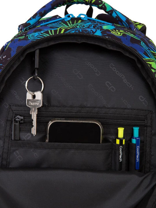 Coolpack Base Plus 16 Σχολική Τσάντα Πλάτης Γυμνασίου - Λυκείου Πολύχρωμη 29 x 16 x 44εκ