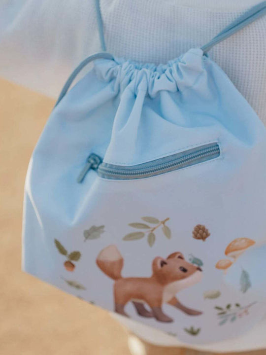Little Dutch Forest Friends Kids Bag Backpack Blue 38cmcm