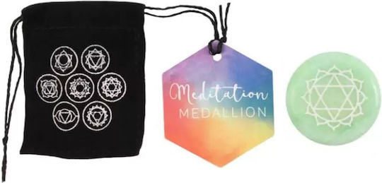 Punguță cu Pietre de Meditație Terapeutice Piatră de Meditație Chakra Inimii 3cm