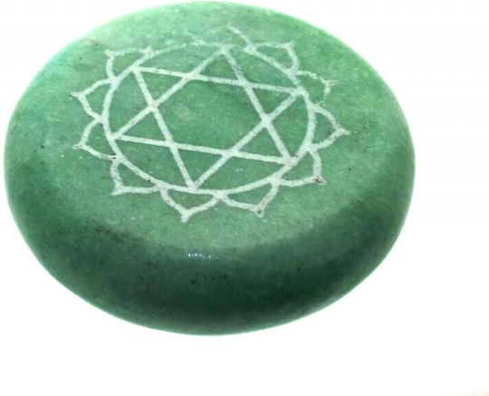 Punguță cu Pietre de Meditație Terapeutice Piatră de Meditație Chakra Inimii 3cm