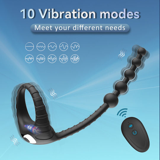 Ophelia's Dream Toys Vibrating Ring Anal Beads 10gm-427