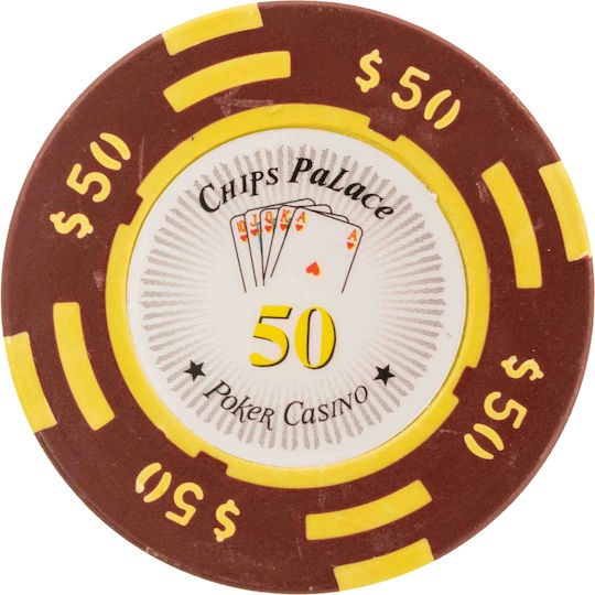 Pokeritems Set 500 Numbered Poker Chips 14gr in Suitcase