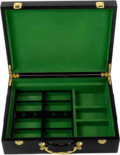 Pokeritems Set 500 Numbered Poker Chips 14gr in Suitcase