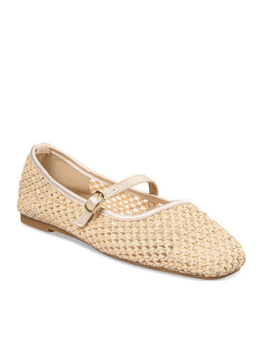 Envie Shoes Γυναικείες Μπαλαρίνες σε Μπεζ Χρώμα Envie Shoes Γυναικείες Μπαλαρίνες σε Μπεζ Χρώμα