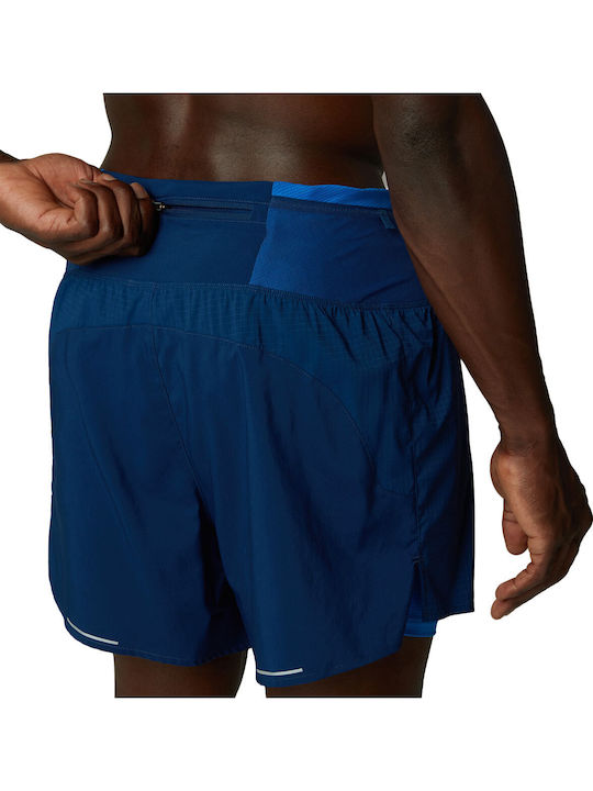 Sunriser 2 In 2 In 1 Sports Men's Shorts Navy Blue