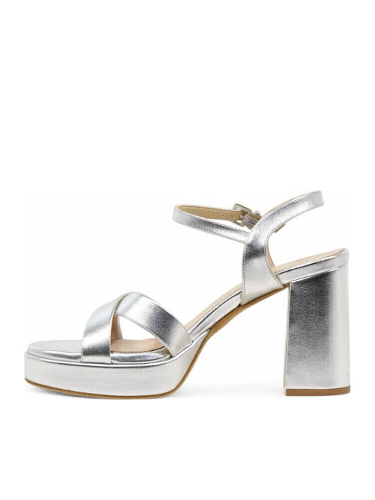 Sandalen Silber