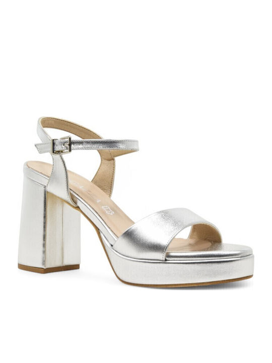 Sandalen Silber
