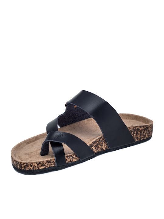 Women's Flat Sandals in Black Color